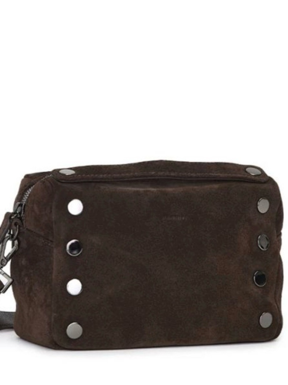 Hammitt Evan Expresso Suede Studded Crossbody Bag - Picture 2 of 6
